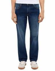 MUSTANG Herren Jeans Big SUR Straight - Straight Fit Blau Schwarz 31W / 34L Dunkelblau 882 Angebot bei HelloDeals