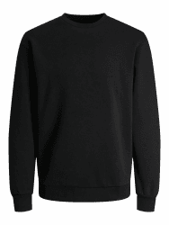 JACK & JONES Male Sweatshirt Einfarbig Sweatshirt S Schwarz Angebot bei HelloDeals