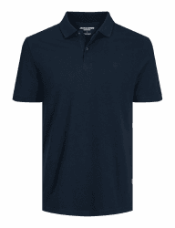 JACK & JONES Male Poloshirt Einfarbig Poloshirt | Polo XS Navy Blazer Angebot bei HelloDeals