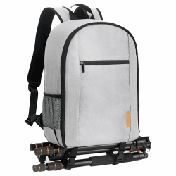 TARION Kamerarucksack Klein Fotorucksack Kameratasche: Kamera Rucksack Kompakt Kamerarucksäcke Leicht Foto Rucksäcke Spiegelreflex mit Wasserdicht Regenschutz für Spiegelreflexkameras(Grau M) M Grau Angebot bei HelloDeals