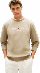 Tommy Hilfiger Herren Sweatshirt Tommy Logo ohne Kapuze S Green (Keystone) Angebot bei HelloDeals