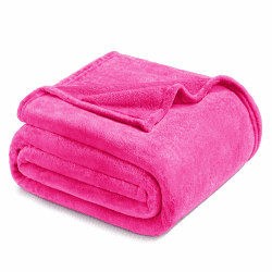 Exclusivo Mezcla Kuscheldecke Fleecedecke 150 x 200 cm Decke Sofadecke | für Bett und Couch, Superweich, Warm, Wohndecke, Bettüberwurf, Ganzjahreszeit, Plüsch, Leicht, Hot Pink Hot Pink 150 x 200 cm Angebot bei HelloDeals