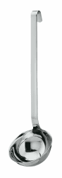 RÖSLE Haken Schöpflöffel, Hochwertige Schöpfkelle mit Hakengriff, Edelstahl 18/10, 6 cm, spülmaschinengeeignet, Silber Angebot bei HelloDeals