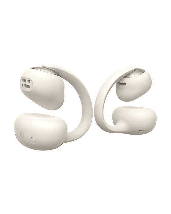 Baseus Bowie MC2 Open Ear Kopfhörer, Clip-On Earbuds | CloudComfort 2.0, Hi-Res Audio, LDAC, SuperBass 3.0, Bluetooth 6.0, 4-MIC KI für klare Anrufe, 55 h Akku, IP67, 5,1 g leicht Weiß Angebot bei HelloDeals