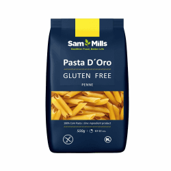 Sam Mills Pasta d'oro Glutenfrei Nudeln (Penne Rigate) aus Maismehl, 12er Pack (12 x 500 g) Angebot bei HelloDeals