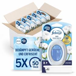 Febreze Bad Lufterfrischer Reine Frische, 5 Stück Angebot bei HelloDeals