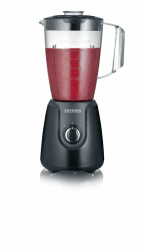 SEVERIN Standmixer mit 1,5 L Mixbehälter aus Tritan, Mixer mit 2 Stufen und Pulse-Funktion, leistungsstarker Küchenmixer mit Edelstahlmesser, 600 W, Schwarz, SM 3707 Standmixer 1,5L, schwarz Angebot bei HelloDeals