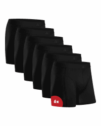 DANISH ENDURANCE Bambus Boxershorts Herren, Atmungsaktiv, 6er & 10er Pack | Bambus Boxershorts, Etikettfrei, Superweich, Atmungsaktiv & Geruchshemmend mit sicherem Sitz, für Alltag, Arbeit & Reisen L Schwarz/Schwarz 6er Pack Angebot bei HelloDeals