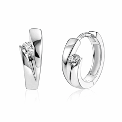 ALEXCRAFT 14K Vergoldet Ohrringe Kleine Zirkonia Creolen für Damen Frauen Silbera Angebot bei HelloDeals