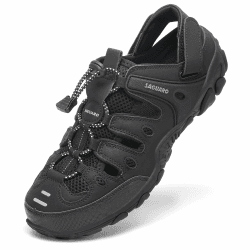 SAGUARO Herren Damen Sandalen Bequem Atmungsaktiv Outdoor Sport Trekking & Wandersandalen 37 EU Schwarz Angebot bei HelloDeals