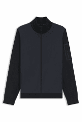 BOSS Herren Kn_momentum-x Hy 10277222 01 Knitted_Jacket XXL Dark Blue 402 Angebot bei HelloDeals
