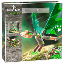 HABA Terra Kids Connectors – Starter-Konstruktionsset für Kinder - Holz-Bastelset mit Kunststoff-Verbinder und Handbohrer – Natur-Baukasten für kreatives Bauen von Figuren Starter Set Angebot bei HelloDeals