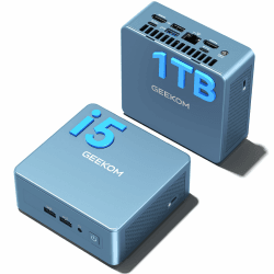 GEEKOM Mini PC IT13, Intel Core i5-13600H, 1 TB SSD &16 GB RAM(Aufrüstbar) | 24/7 stabil, 4 Displays bis 8K, 2× USB4, leise IceBlast-Kühlung, Vorinstalliertes System, 3 Jahre Garantie –für Business/Büro IT13 i5-13600H(16 GB + 1 TB) Angebot bei HelloDeals