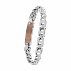 JOOP! Armband Edelstahl Herren Armschmuck, Kommt in Schmuck Geschenk Box IP ROSÉ Angebot bei HelloDeals