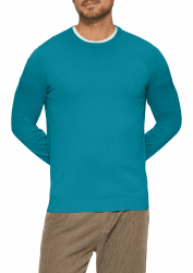 s.Oliver Pullover Crew Neck L 6471_türkis Angebot bei HelloDeals