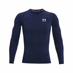 Under Armour Men's Ua Hg Armour Comp Ls Long-Sleeve Sports Top, Breathable Long-Sleeved Top for Men (Pack of 1) XXL Midnight Navy / / White Angebot bei HelloDeals