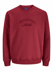 JACK & JONES Herren Jorbleecker Branding Sweat Crew Bf Jorbleecker Branding Sweat Crew Bf (1er Pack) S Tibetan Red Angebot bei HelloDeals