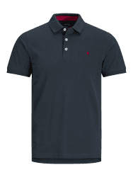 Jack & Jones Herren Jjepaulos Polo Ss Noos Polohemd (1er Pack) 4XL Große Größen Navy Blazer Angebot bei HelloDeals