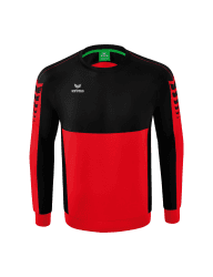 Erima SIX Wings Sweatshirt Herren M Rot/Schwarz Angebot bei HelloDeals
