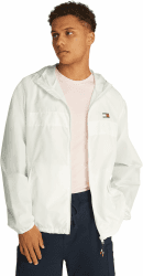 Tommy Jeans Herren Windbreaker Jacke Chicago mit Kapuze XXL White (Ecru) Angebot bei HelloDeals