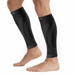 CAMBIVO 2 Paar Wadenbandage, Kompressionsstrümpfe Damen Herren, Stützstrümpfe, Compression Socks, Kompressionssocken, Waden Kompression,Waden Beinlinge für Sport, Laufen, Schwellung, Erholung L-XL Schwarz Angebot bei HelloDeals