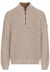 camel active Herren Stricktroyer aus Baumwollmix XXL Sand Angebot bei HelloDeals