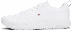 Tommy Hilfiger Herren Runner Sneaker Corporate Knit Rib Runner Sportschuhe 46 EU Weiß Angebot bei HelloDeals