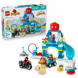 LEGO DUPLO | Marvel Team Spideys Hauptquartier - Lernspielzeug zur Förderung der Motorik - Kleinkinder Montessori Set - Geschenk für Jungen ab 2 Jahre & Fans von Spidey & seinen Super-Freunden - 10464 Angebot bei HelloDeals