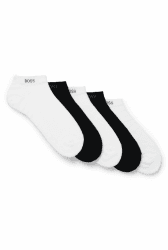 BOSS Herren 5P AS Uni CC Fünferpack Sneakers-Socken aus Baumwoll-Mix mit Branding 46 Open Miscellaneous961 Angebot bei HelloDeals