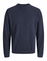 JACK & JONES Herren Jjcole Knit Crew Neck M Navy Blazer Angebot bei HelloDeals