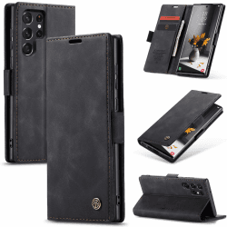 Handyhülle für Samsung Galaxy S22 Ultra 5G Hülle Premium Lederhülle Flip Case Magnet Tascher Kartenfach Standfunktion Klapphülle Schutzhülle für Samsung Galaxy S22 Ultra, Schwarz Samsung Galaxy S22 Ultra 5G Schwarz Angebot bei HelloDeals