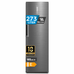 Midea 273L 2-in-1 Gefrierschrank & Kühlschrank, Umschaltbar, Freistehend | Total NoFrost (nie abtauen), 4-Sterne bis -24℃, 12,4kg Gefrierleistung, Leiser GMCC-Kompressor, Inox, 185cm H, MDRU385MTE46 E/273L Angebot bei HelloDeals