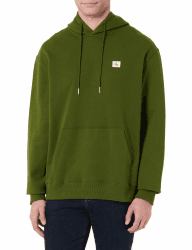 Calvin Klein Herren Hoodie Terry Badge mit Kapuze XS Green (Medieval Forest) Angebot bei HelloDeals