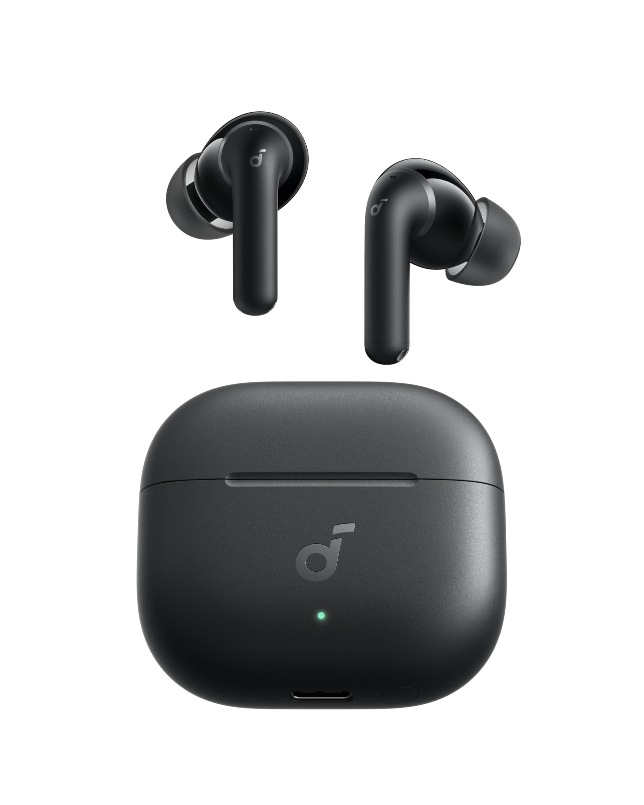 soundcore by Anker P42i, In-Ear kabellose Noise Cancelling Kopfhörer | Bluetooth-Kopfhörer, adaptives ANC gegen Alltagslärm, Hi-Res Audio mit LDAC, Natural-Modus für Live-Events, 56h, 6 KI-Mikros Mattes Schwarz Angebot bei HelloDeals