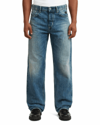 G-Star Herren Jeans Deeggie Relaxed Straight Jeans 33W / 32L Blau (Antique Faded Patina Blue D27736-e358-h928) Angebot bei HelloDeals