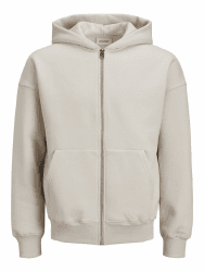 JACK & JONES Male Kapuzenjacke Einfarbig Kapuzenjacke XXL Moonbeam Angebot bei HelloDeals