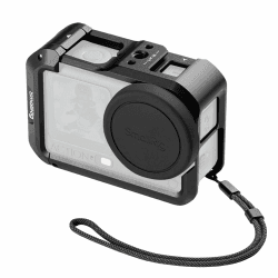 SMALLRIG Aluminiumlegierung Cage für DJI Osmo Action 6 – 5887 | mit Blitzschuh, Handschlaufe, Objektivdeckel, Schutzrahmen mit 1/4"-20-Gewindebohrungen, Action 6 Zubehör,Advanced Edition Advanced Cage Angebot bei HelloDeals