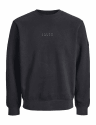 JACK & JONES Jcopoint Sweat Badge Crew Neck Bf XS Schwarz Angebot bei HelloDeals