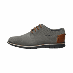 bugatti man Herren sportliche Schnürer, Männer Schnürhalbschuhe 43 EU Grau Angebot bei HelloDeals