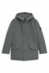 BOSS Herren Osiass1 Outerwear_Jacket 66 Open Grey Angebot bei HelloDeals