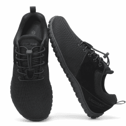 SAGUARO Barfußschuhe Herren Damen Minimalistische Barefoot Sneaker mit Breiter Zehenbox für Alltag,Training,Walking,Reisen Gr.36-48 41 EU Schwarz Angebot bei HelloDeals