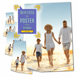 codiarts. Dein Foto als XXL-Poster (Alle Größen) auf Premium Fotopapier - matt oder seidenglanz - Individueller Fotodruck Fotoposter mit eigenen Bilder drucken lassen - Posterdruck personalisiert 43L x 33B cm Angebot bei HelloDeals