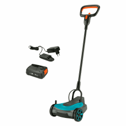 Gardena Akku-Rasenmäher HandyMower 22/18V P4A Ready-to-Use Set: Kompakt, Leichtgewicht, Mulchmesser, Rasenflächen bis 50 m², Kabellos (14620-20) mit Akku Angebot bei HelloDeals