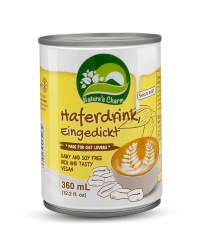 Nature’s Charm eingedickter Haferdrink I Vegane Kondensmilch-Alternative mit cremiger Konsistenz I Ideal für Kaffee, Cappuccino, Desserts und Gebäck I 6 x 360 ml Angebot bei HelloDeals