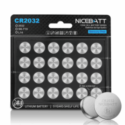 CR2032 Batterien 24 Stück Langanhaltende Leistung Knopfzellen für AirTag, Autoschlüssel, 3V Lithium Knopfzelle Angebot bei HelloDeals