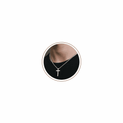 TINGN Kreuz Kette für Herren und Jungen Silber Farben Edelstahl Schlichte Kreuz Anhänger Halskette für Herren Einfache Schmuck Schatulle Kette 16"-24" Christliche Taufkreuz Geschenke Silber 18 inch Angebot bei HelloDeals