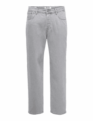 Only & Sons Herren Onsfade Loose Jax Box Tai DNM Noos Onsfade Loose Jax Box Tai DNM Noos 32W / 32L Light Grey Denim Angebot bei HelloDeals