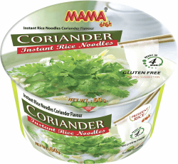MAMA Instant-Bowl-Reisnudeln mit Koriander - Instantnudelsuppe orientalischer Art – Authentisch thailändisch kochen, 1 x 60 g (Packung mit 6) 60 g (6er Pack) Angebot bei HelloDeals