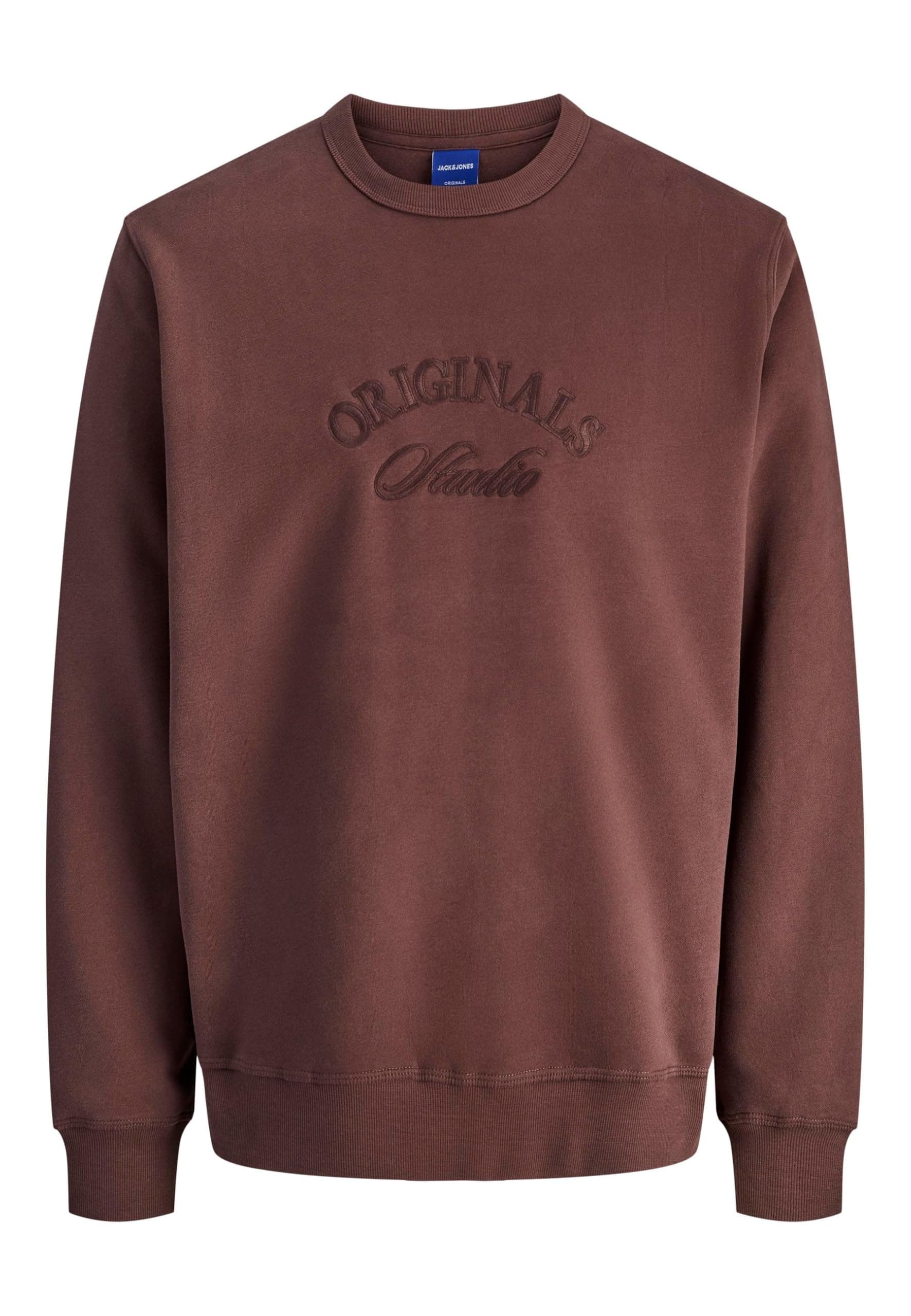 JACK & JONES Herren Jorbleecker Branding Sweat Crew Bf Jorbleecker Branding Sweat Crew Bf (1er Pack) M Deep Mahogany Angebot bei HelloDeals