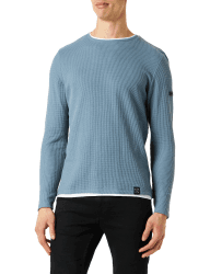 Key Largo Herren Stefano Round Sweatshirt S Flintstone Blue (1233) Angebot bei HelloDeals